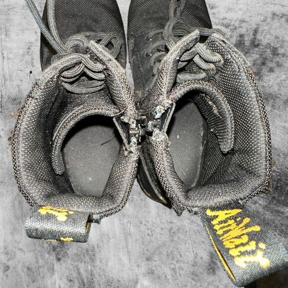 Dr Martens Combs Tech junior Youth Size 3 Boots Black Leather AirWair AW004 - Picture 7 of 9